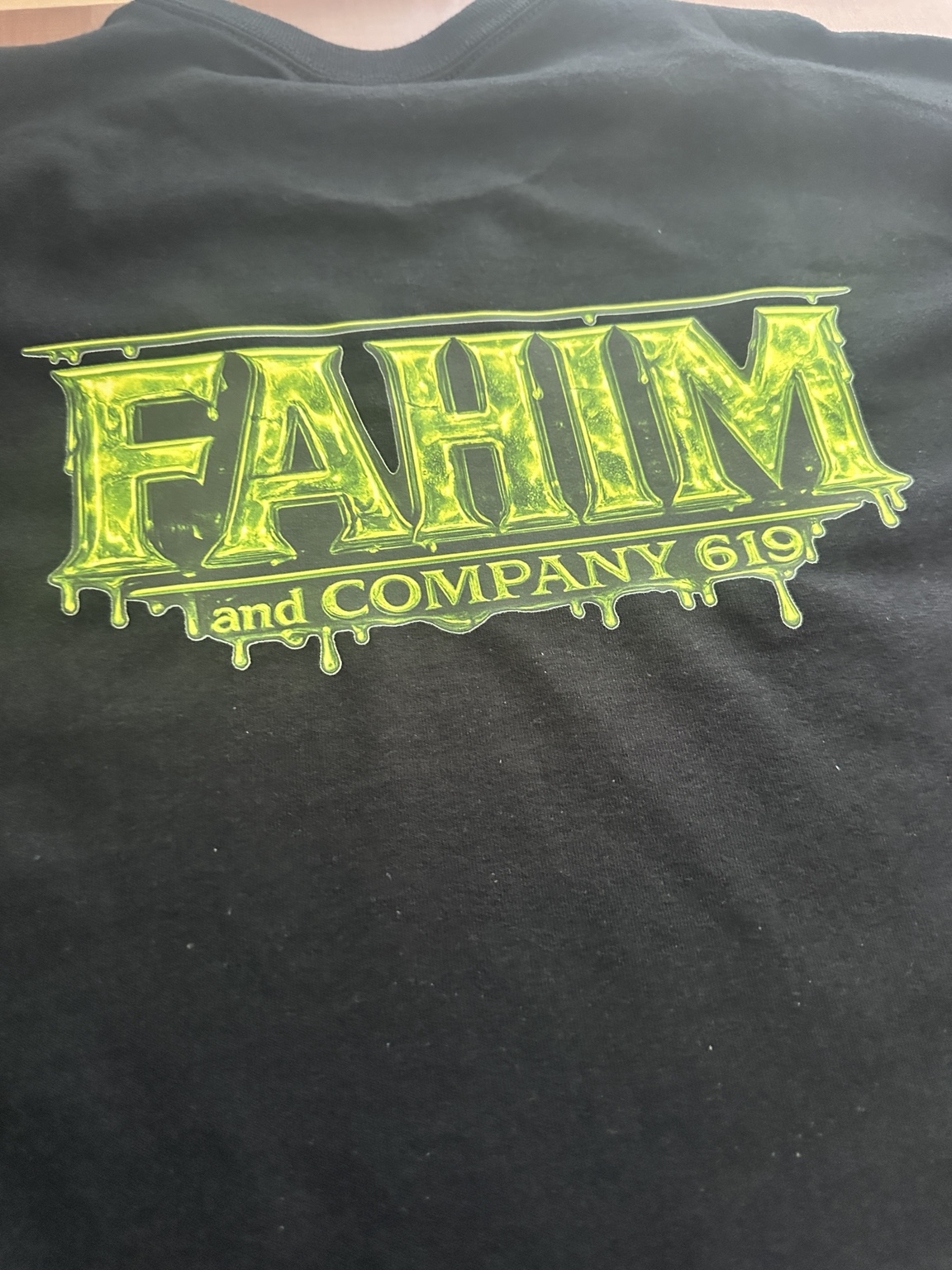 FAC619 slime green custom shirt